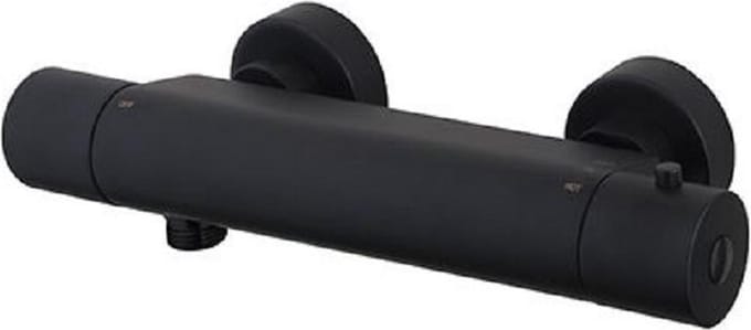 Aquavive Thermostatische Douchekraan Irminio - Mat Zwart - 15 Cm