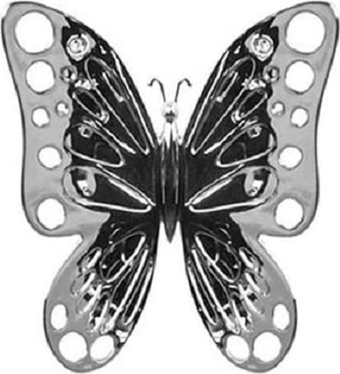 Balvi Sieradenhouder Volare Dames 8 X 7 Cm Abs Chroom 6-delig