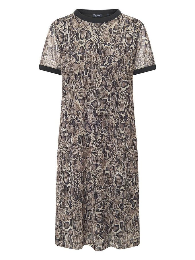 Jersey jurk korte mouwen Van Joop! beige