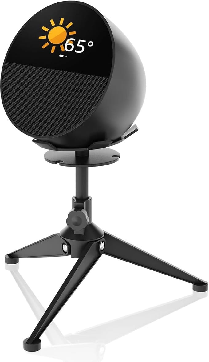 Desktop Houder - Stabiel Statief - Spreker Plaatsen - Verstelbare Hoogte - 11-17 cm - Zwart
