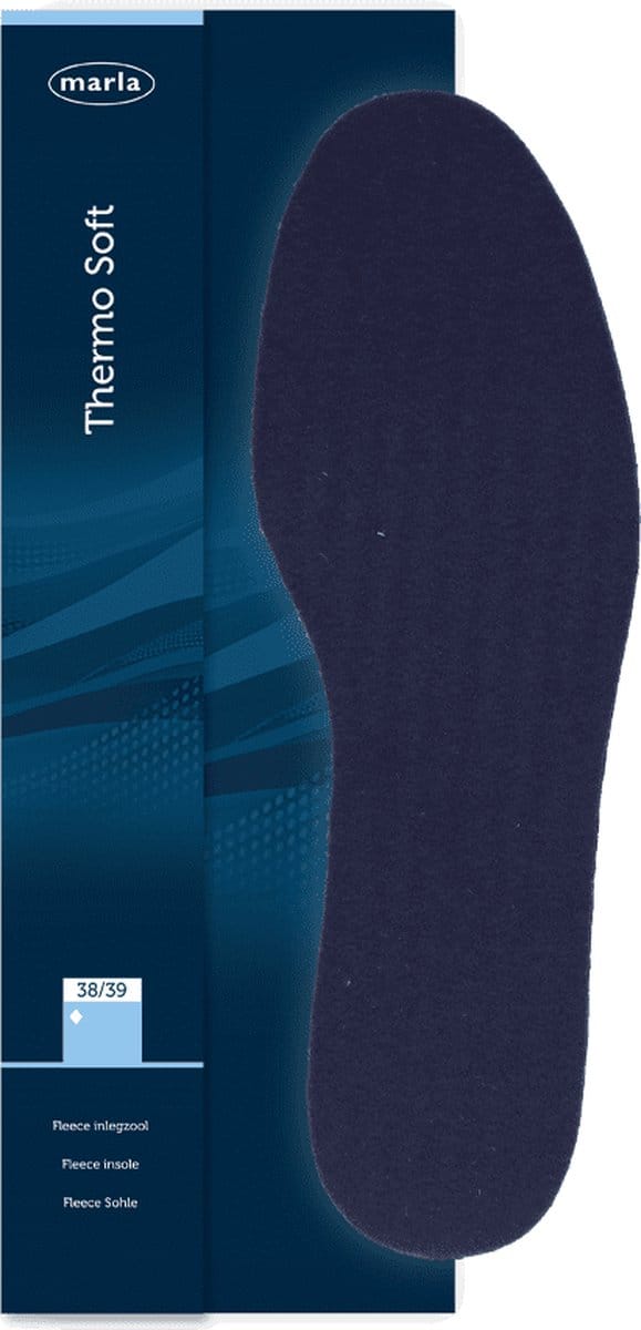 Marla Thermosoft Fleecezolen - Thermo fleece inlegzool - Maat 38/39