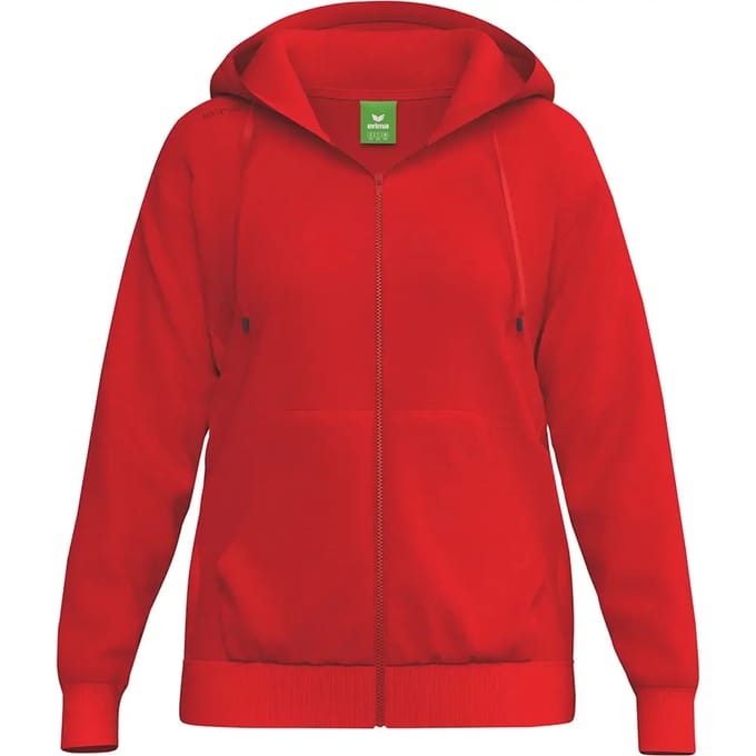 Erima Ts Sweatjack Met Capuchon Dames - Rood | Maat: 40