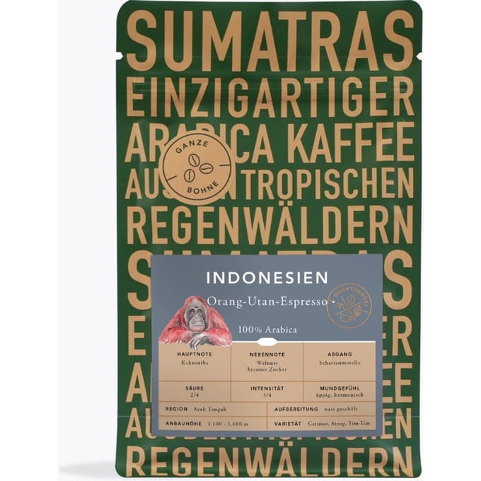 Speicherstadt Orang Utan Espresso 250g