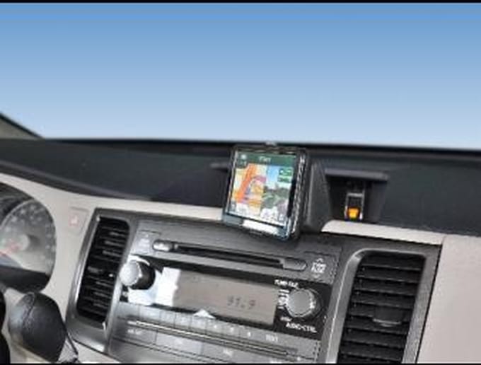 Houder - Toyota Siena + USA 2011-2014 Kleur: Zwart