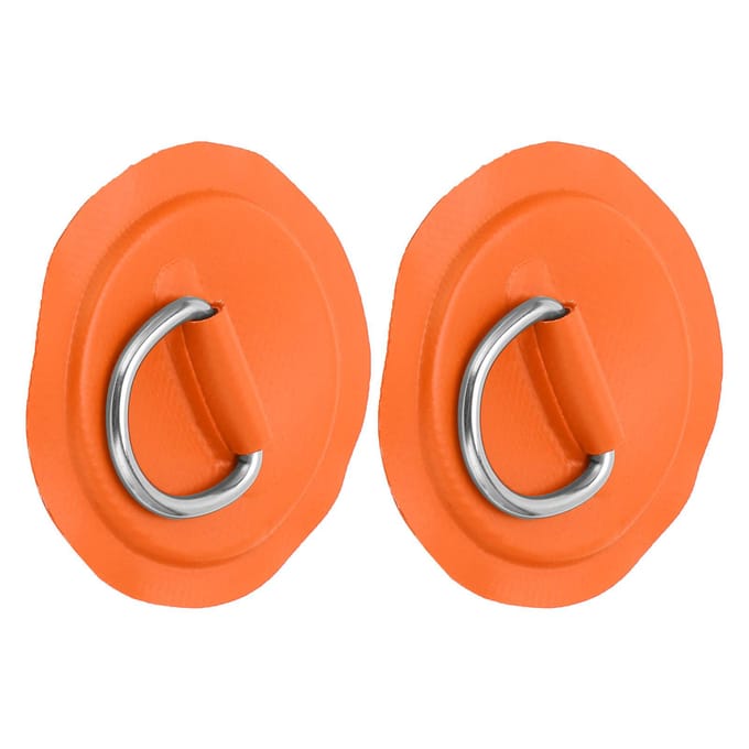 D-ring Pad Patch PVC Opblaasbare Boot Vlot Bijboot Kano Surfplank Kajak Vastzet Fitting Oranje