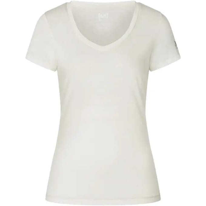 Dames-T-shirt met V-hals super.natural Sierra 140