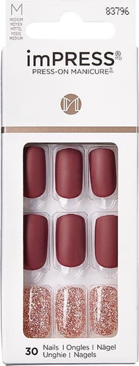 imPRESS Gellak Nails - Kunstnagels - 30 stuks - Nepnagels - Hero