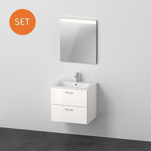 Duravit XBase FurnitureSet 63 cm, with mirror XB007004545