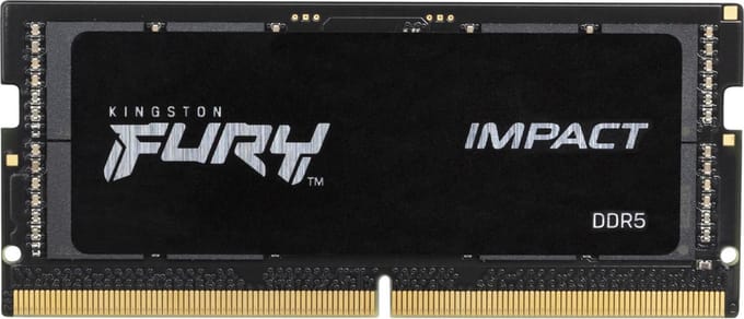 Kingston FURY Impact - DDR5 - module - 8 GB - SO DIMM 262-PIN - 4800 MHz / PC5-38400 - niet-gebufferd