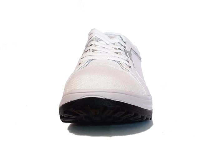 Baskets à semelle compensée Fit Walk Blanc 41 white