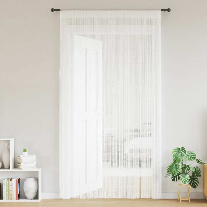 vidaXL - Draadgordijnen - 2 - st - 100x250 - cm - wit