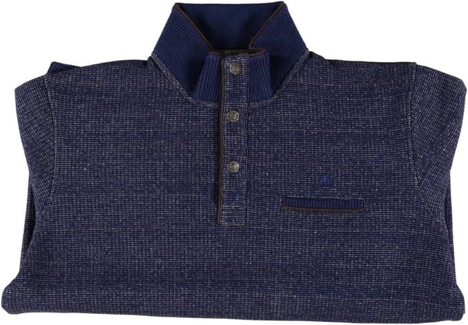 Fellows United Pullover Heavy Fleece Inside Blue (32.2606 - 113)