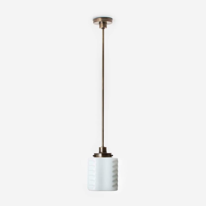Hanglamp De Klerk 20's Brons - Art Deco Trade