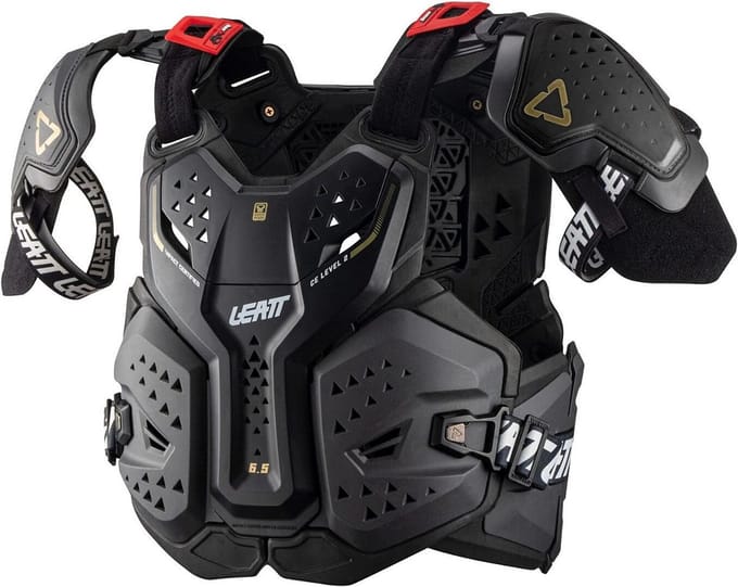 Professionele Borst- en Rugprotector met Schouderbescherming voor Motorcross en MTB