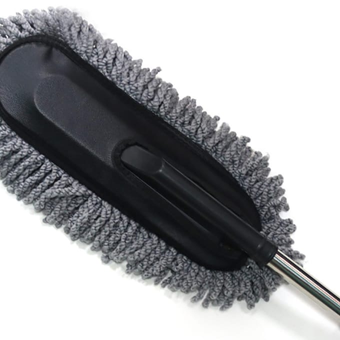 Auto Stofborstel Ergonomisch Multifunctioneel Verwijderbaar Opvouwbaar Duurzaam Auto Dweil Was Duster voor black