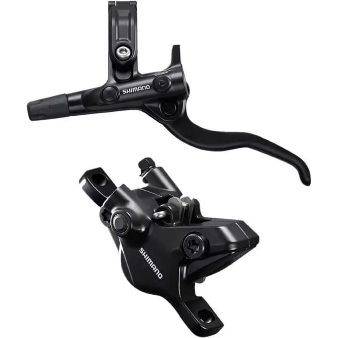Hydraulische schijfremmen achter Shimano Deore M4100