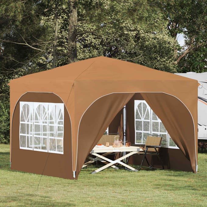 vidaXL - Pop-up - Feesttent - 290 - x - 290 - x - 245 - cm - Beige