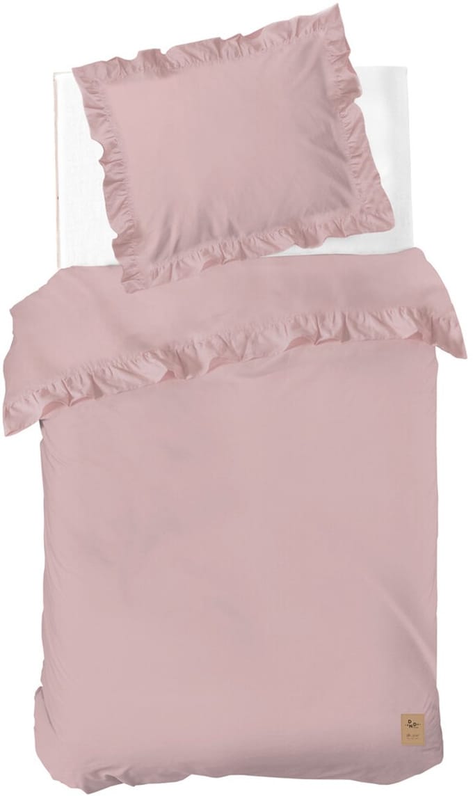 Dindi Home Dekbedovertrek Candy Clouds - 140x220 - 100% katoen - Roze