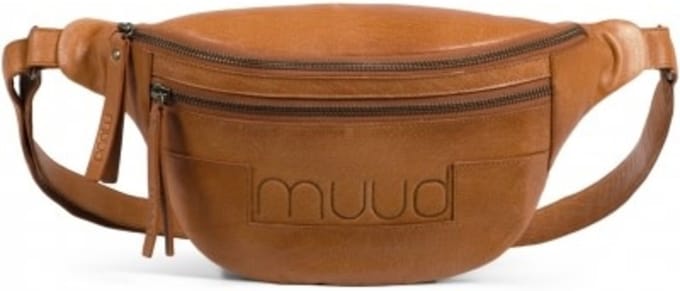 MUUD - Vegas - Luxe lederen heuptas - Whisky