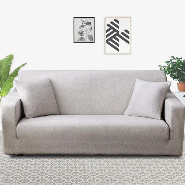 Elastische Stretch Bankhoes Slipcoversall -Inclusieve Bankhoes Voor Verschillende Vorm Bank Loveseat Stoel L-Stijl Heeft 2 Bankhoezen Nodig Small  90-140cm gray