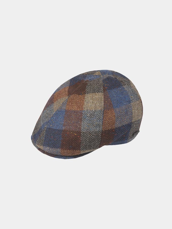 Casimir - Wollen flatcap - Blauw