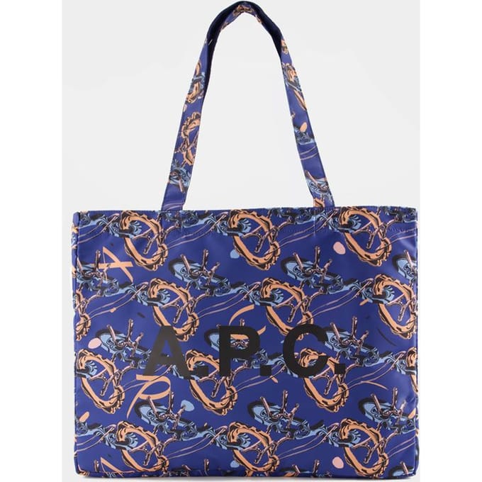 Diane Reversible Boodschappentas - A.P.C. - Synthetisch - Blauw