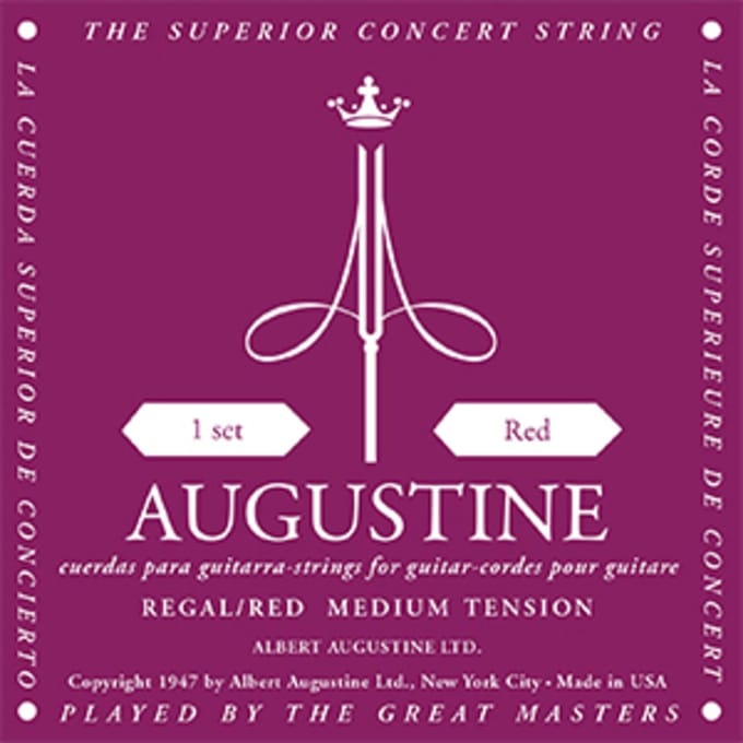 Augustine Regal Red Snaren voor Klassieke Gitaar - Hoge/Medium Spanning