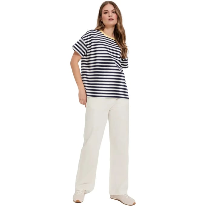 Dames-T-shirt oversized Moodo L-BL-4911