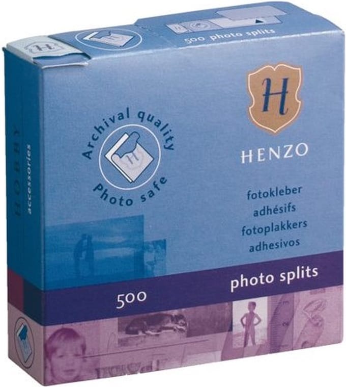 Fotoplakkers - Henzo - Plakstrips - 500 stuks - Transparant