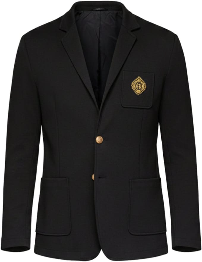 OMBRE Blazer - Slim Fit - Lange Mouw - Knopen Zwart M