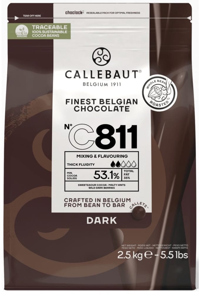 Callebaut - Donkere chocolade callets™ C811 54,5%