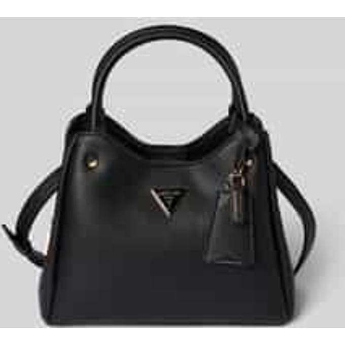 GUESS handtas schoudertas Meridian II Girlfriend Carryall Bag Black zwart