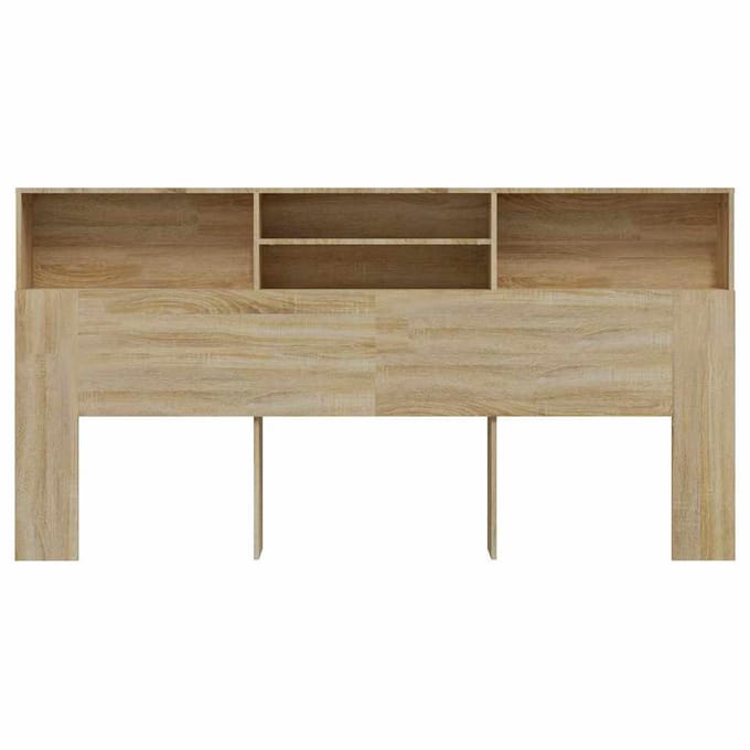 vidaXL - Hoofdbordkast - 200x19x103,5 - cm - sonoma - eikenkleurig