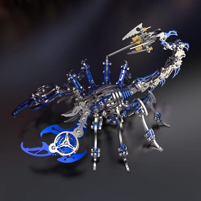3D Metalen Puzzels Schorpioen - Creatieve DIY Modelkits voor Volwassenen