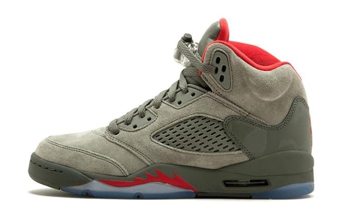 Jordan 5 Retro P51 Camo GS 440888-051 36 black