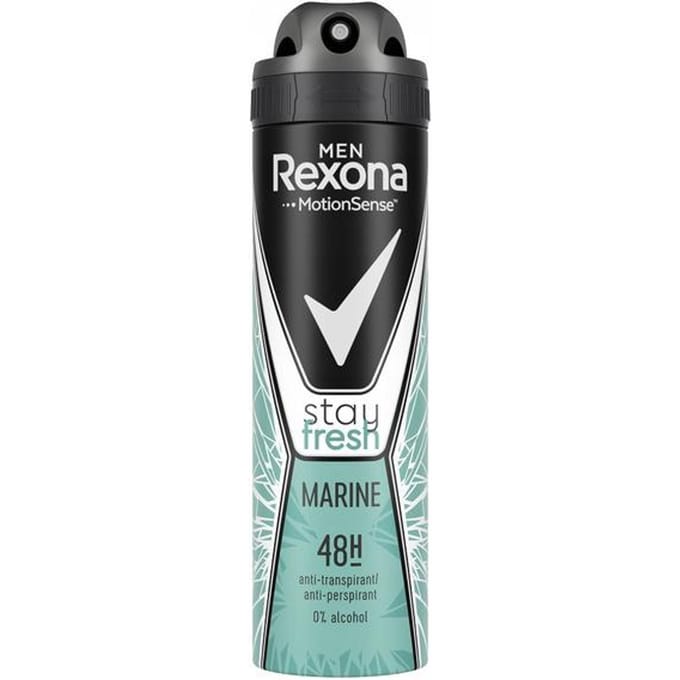 Rexona - Men - Deodorant Spray - Marine Fresh - Antiperspirant 48H - 150ml