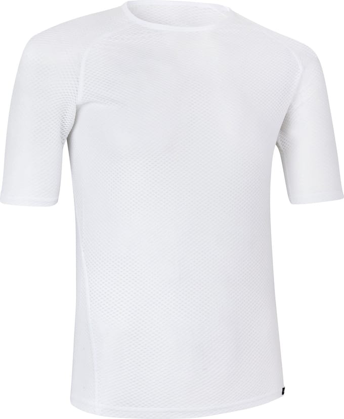 GripGrab - Ultralight Mesh Korte Mouw Base Layer Zomer Fiets Ondershirt Polygiene Zweethemd - Wit - Heren - Maat M