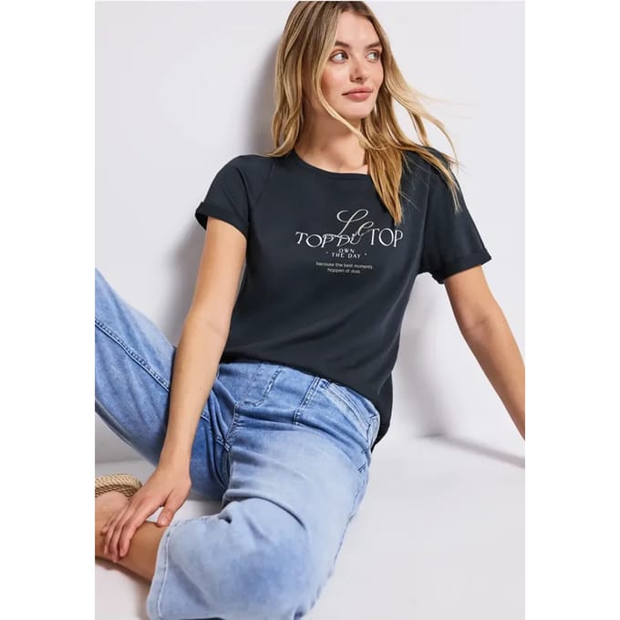 Shirt met omslagdetail