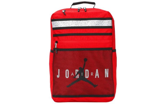 Sac à dos Jordan en polyester Regular Unisexe Rouge ONESIZE