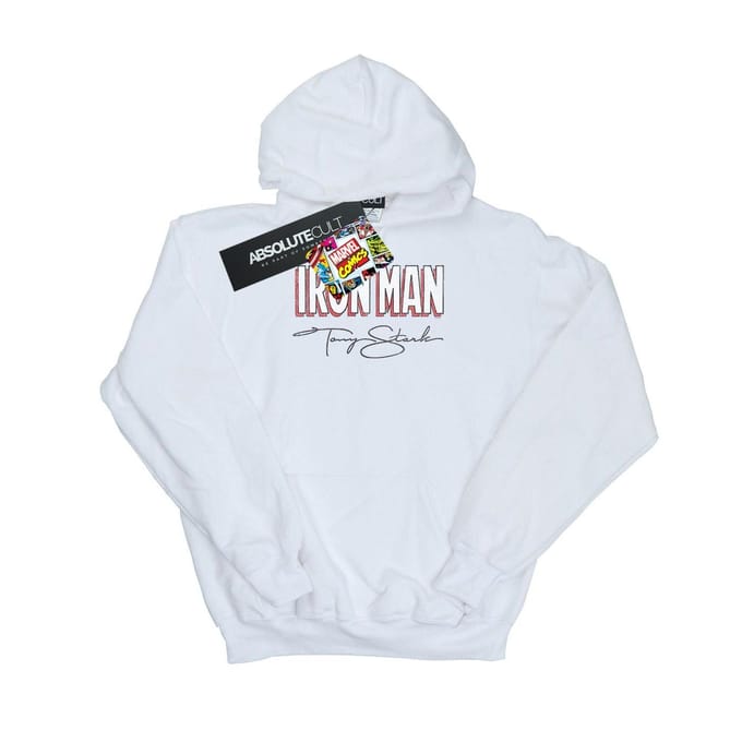 Marvel Iron Man AKA Tony Stark-hoodie voor heren L wit