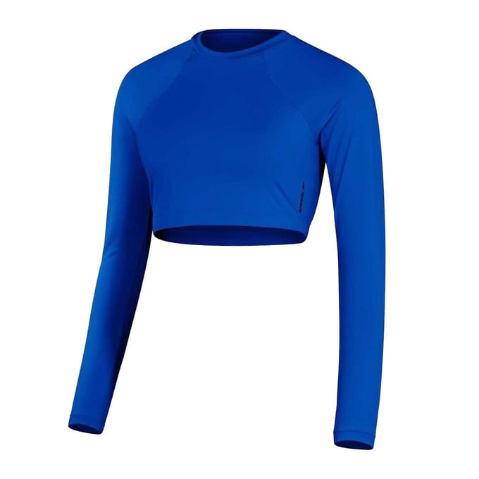 Speedo Dames/Dames Jersey Raglan Athletic Crop Top (Blauw)