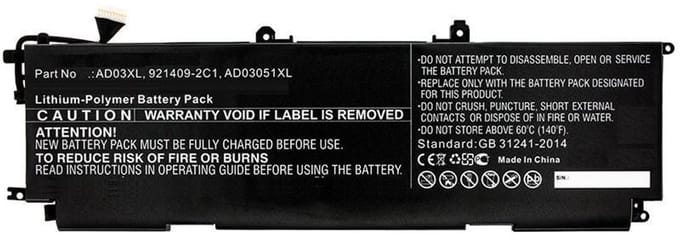 CoreParts MBXHP-BA0212 laptop reserve-onderdeel Batterij/Accu