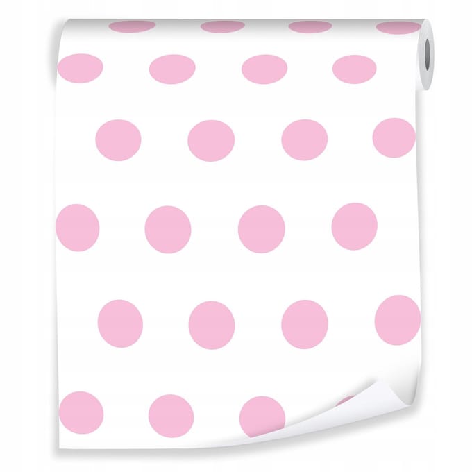 WALLARENA - Behang - Breedte 50 cm - stippen patroon - Geschikt voor kinderkamers - 10m