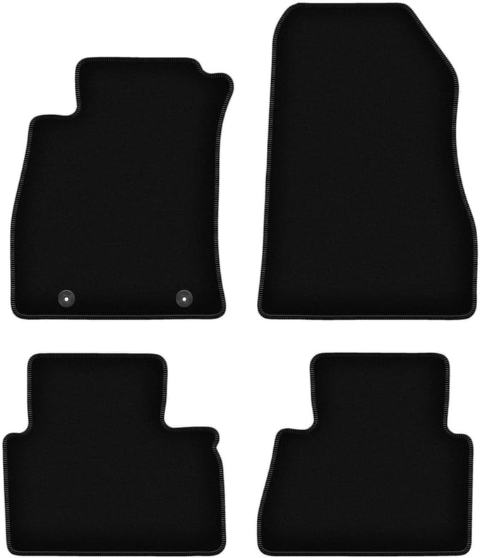 BASIC zwarte velours matten voor: Nissan Juke F15 crossover (2010-2017)