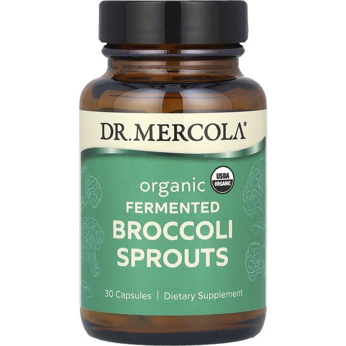 Dr. Mercola, Biologische Gefermenteerde Broccolispruiten, 30 Capsules