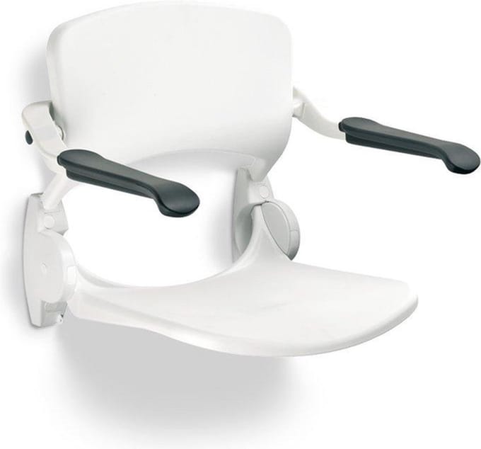 Linido douchezitting met armleggers en rugleuning