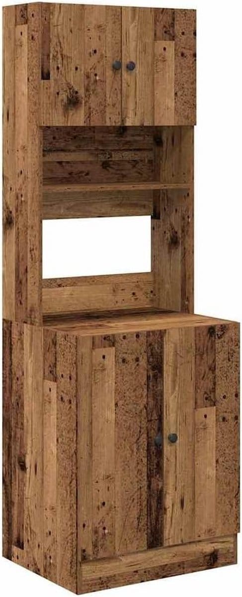 vidaXL Kitchen Cabinet Old Wood 60x50x180cm Engineered Wood