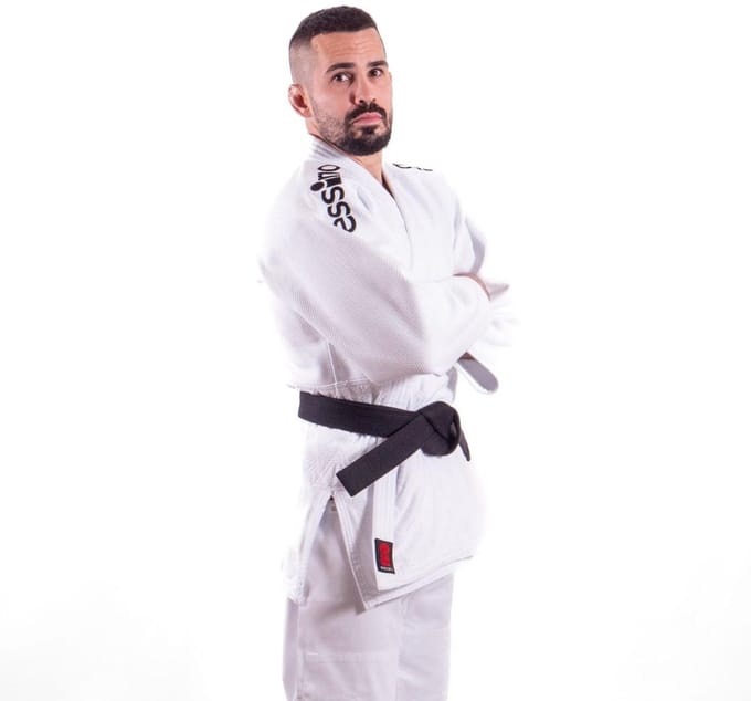 competition judosuit Wazari White-165