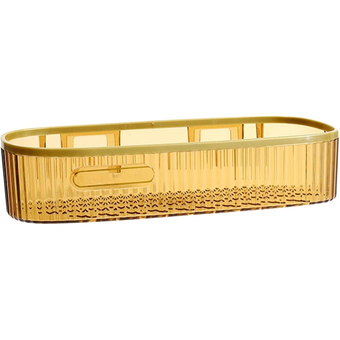 Étagère de Rangement Murale Sans Perçage Caddy de Douche Étagère Salle de Bain Étagère de Rangement Sans Perçage pour beige