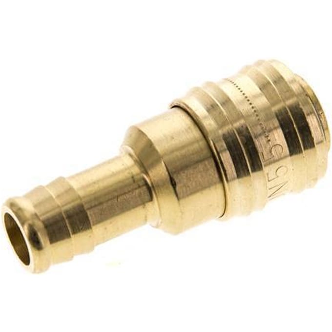 Messing DN 5.5 (Orion) Luchtkoppeling Snelkoppeling 13 mm Slangpilaar